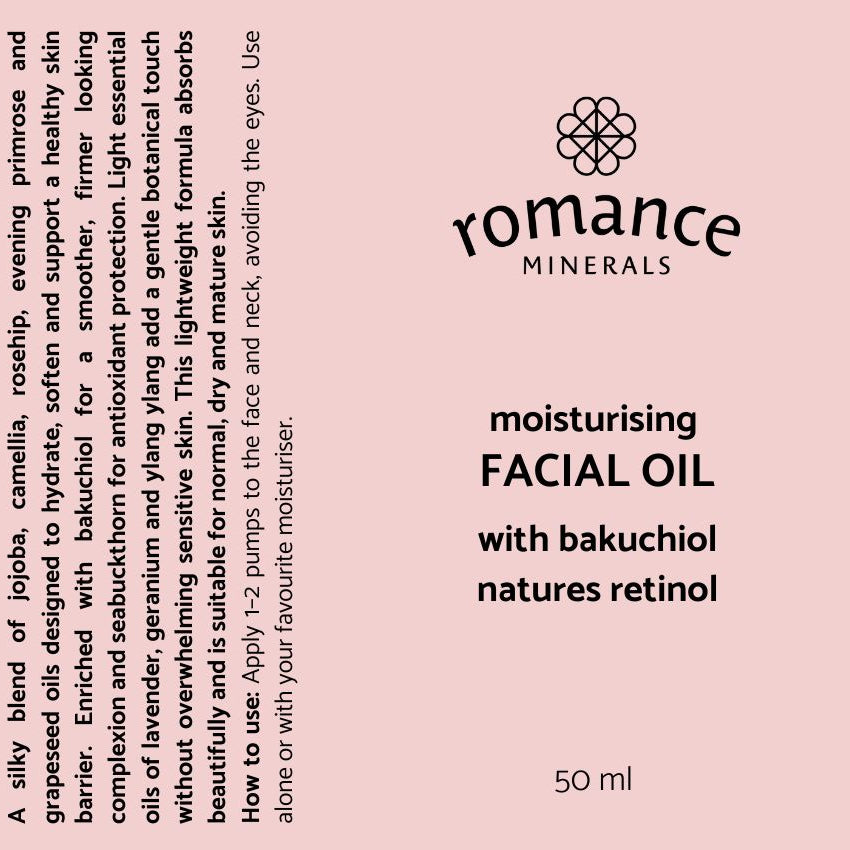 Moisturising Facial Oil 50mls bottle